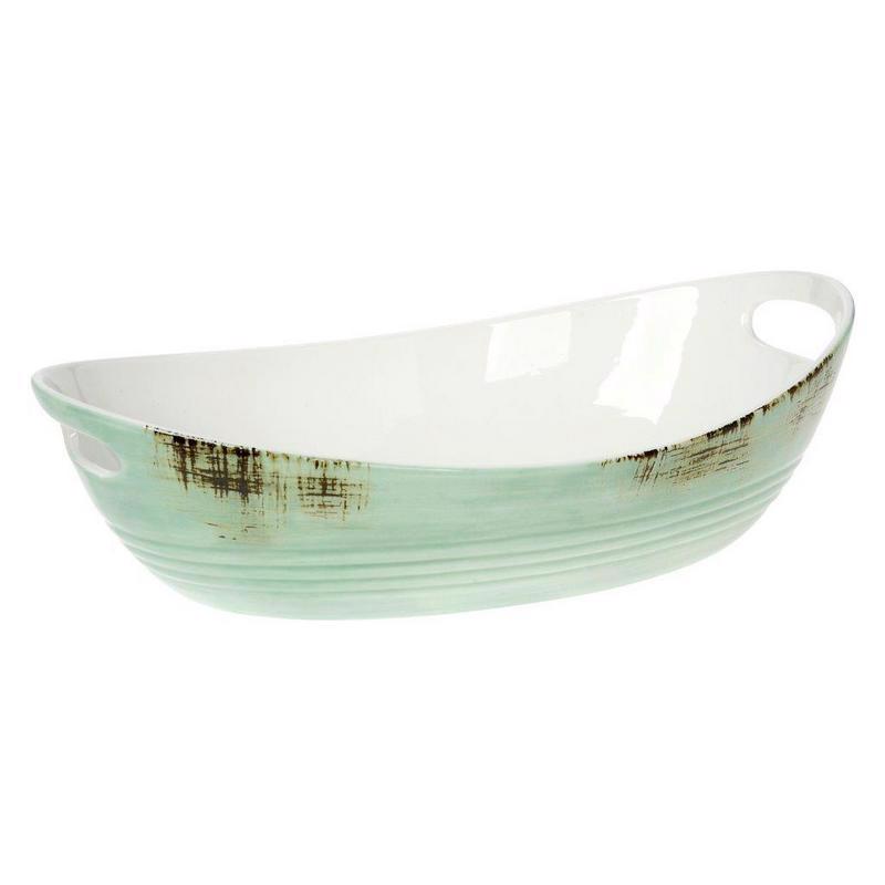 Cryspo Trio Πυρίμαχο Σκεύος Πορσελάνης 37x23εκ 'COUNTRY GREEN' 3712079